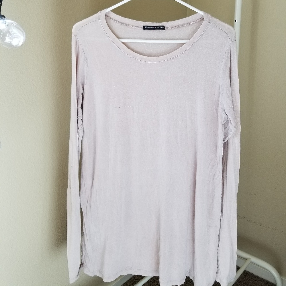 Brandy Melville Pink Long Sleeve Dress ♡